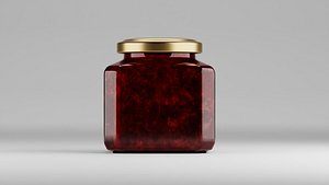 Jam jar 3D model