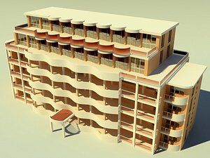 3ds max house hotel v1
