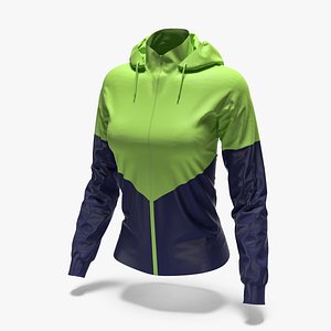 female sport jacket 3D model