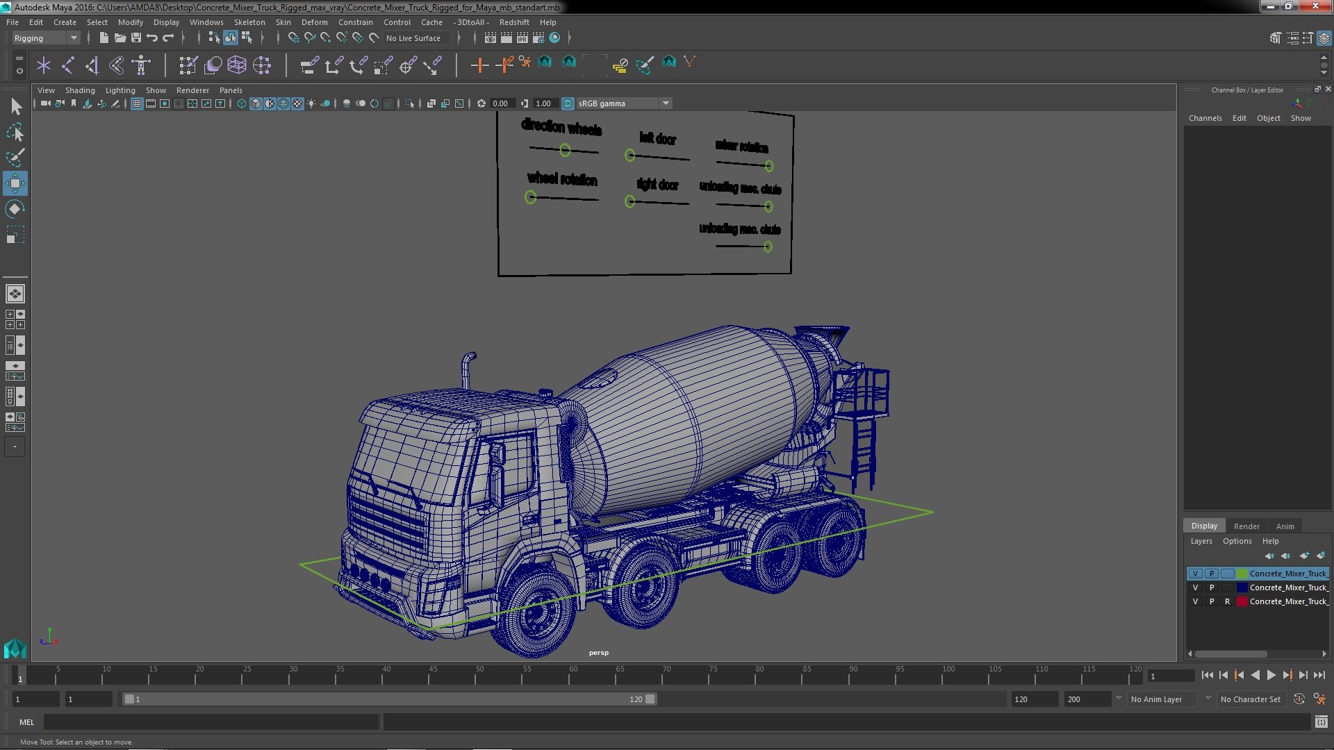 3D Concrete Mixer Truck Rigged for Maya model https://p.turbosquid.com/ts-thumb/uL/r6YpV1/8H/concretemixertruckriggedformaya3dsmodel075/jpg/1699624484/1920x1080/fit_q87/2e6b1361c8a44df973bad4c19bd0dde27916f52a/concretemixertruckriggedformaya3dsmodel075.jpg