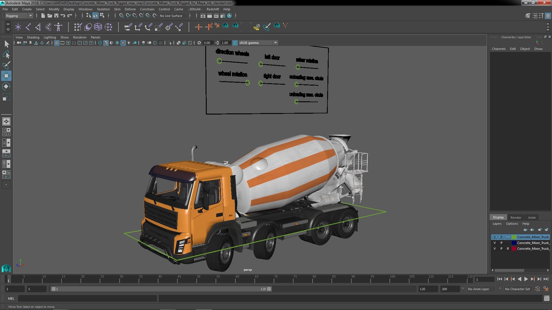 3D Concrete Mixer Truck Rigged for Maya model https://p.turbosquid.com/ts-thumb/uL/r6YpV1/8p/concretemixertruckriggedformaya3dsmodel077/jpg/1699624491/1920x1080/fit_q87/7a9e49ef77e096b762688fbe4a3653fdf96ded57/concretemixertruckriggedformaya3dsmodel077.jpg