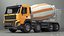 Camion malaxeur à béton gréé pour Maya
