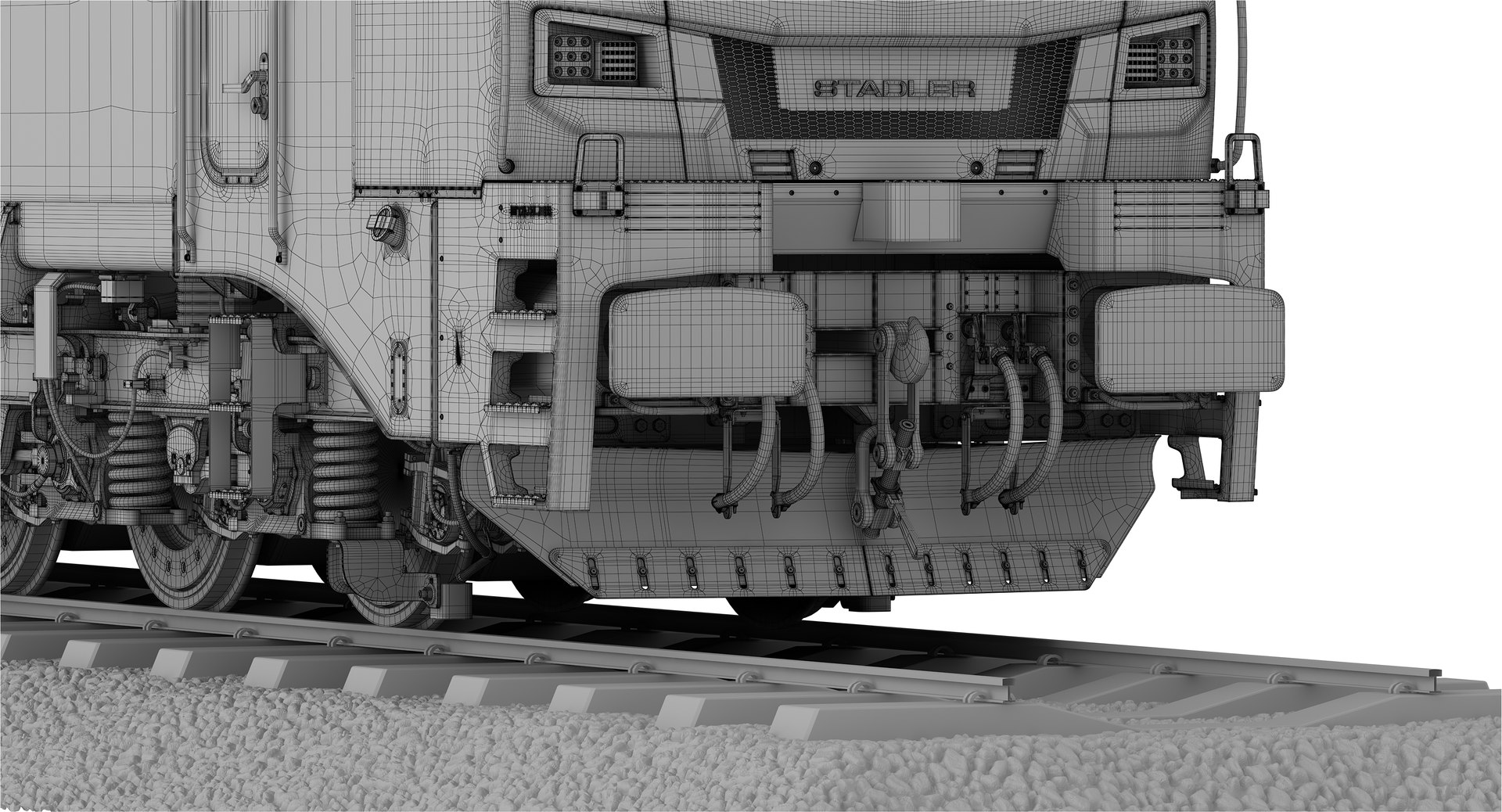 Stadler Euro Dual Green Cargo 3D Model - TurboSquid 2088096