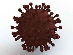 3D Virus Shaped Stress Ball 5 Inch