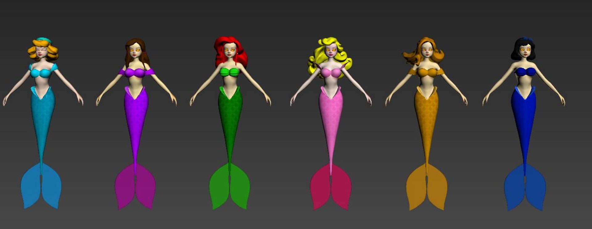 3D mermaid https://p.turbosquid.com/ts-thumb/uM/82wZW6/GAfYlgcK/thehh/jpg/1520502105/1920x1080/fit_q87/e5223b077fec3fa53bb4cd89be1cf3bfc7a1a340/thehh.jpg