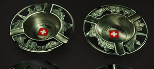 3D model SWISS PEWTER ASHTRAY 2023