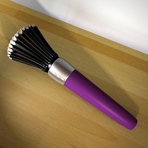 obj makeup brush