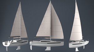 sailing boat 3D model