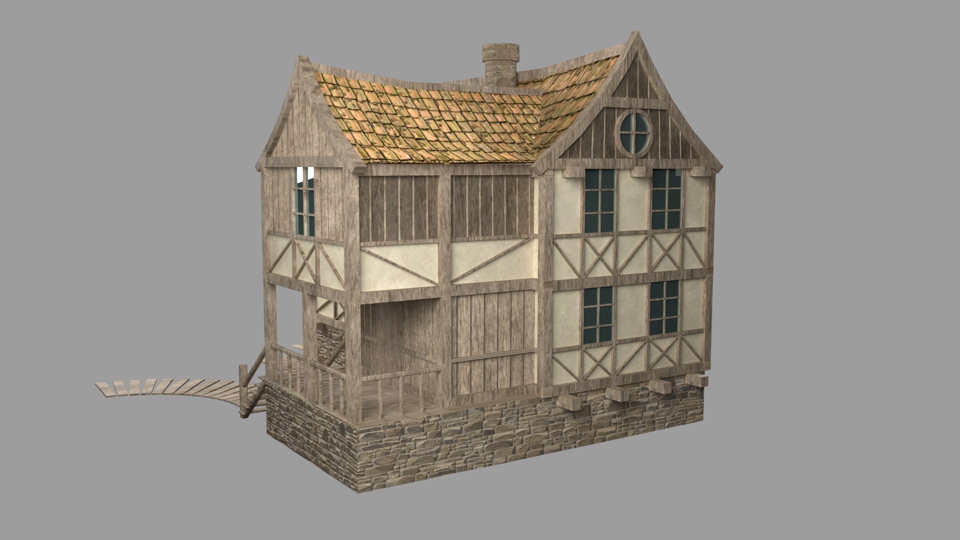 Fantasy House 3D Model - TurboSquid 1454813