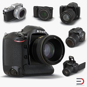 cameras 2 3d model