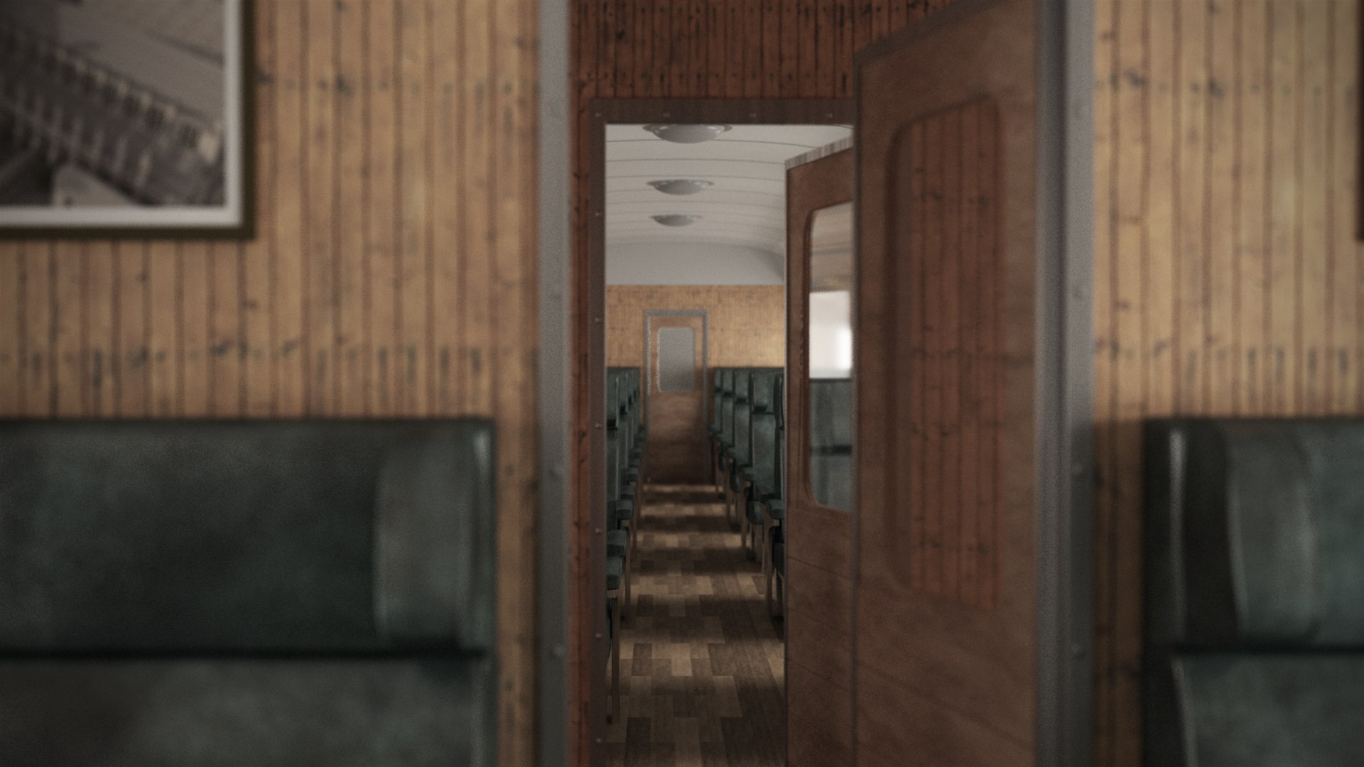 3D Old Train Interior 05 Model - TurboSquid 1892360