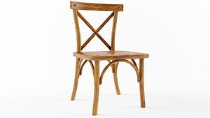 3D vintage retro chair 3D model