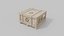 3D Customizable Wooden Crate Set - Stylized Props