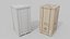 3D Customizable Wooden Crate Set - Stylized Props