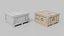 3D Customizable Wooden Crate Set - Stylized Props