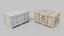 3D Customizable Wooden Crate Set - Stylized Props