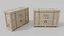 3D Customizable Wooden Crate Set - Stylized Props