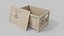 3D Customizable Wooden Crate Set - Stylized Props