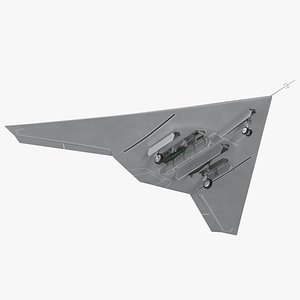 3D Dassault nEUROn Stealth UCAV Rigged model