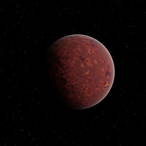 Red Terrestrial Planet