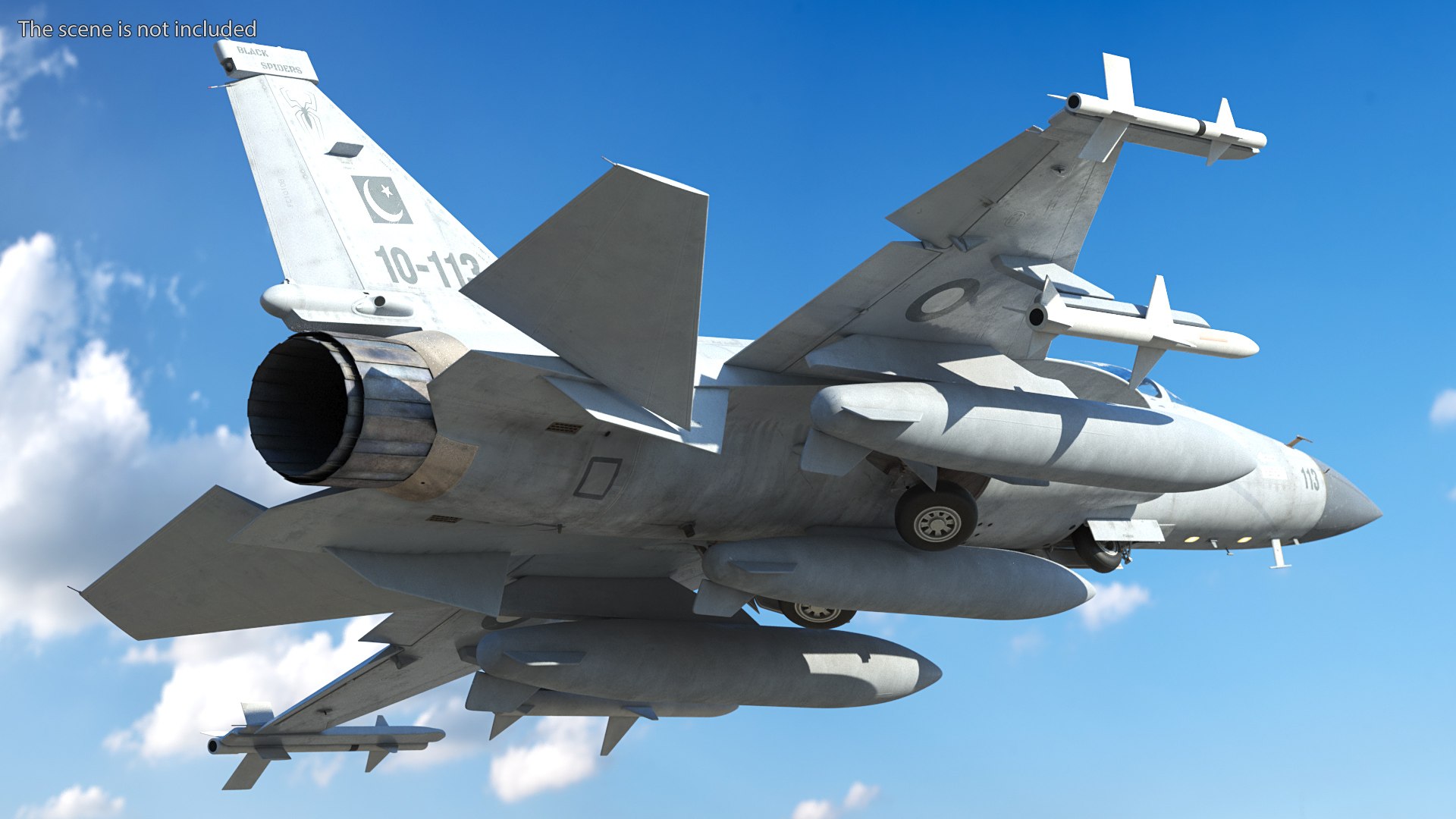 PAC JF-17 Thunder Pakistan Air Force with Armament Rigged 3D model https://p.turbosquid.com/ts-thumb/uM/VP9Ez6/Dr/pacjf17thunderpakistanairforcewitharmamentriggedmb3dmodel011/jpg/1632436982/1920x1080/fit_q87/2fe5e48b4b034685f7542e5e6215a58b7a3e2432/pacjf17thunderpakistanairforcewitharmamentriggedmb3dmodel011.jpg