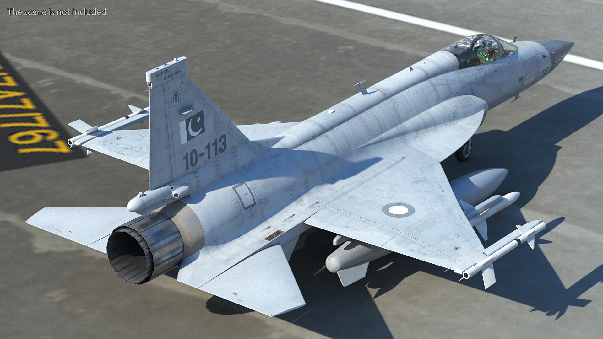 PAC JF-17 Thunder Pakistan Air Force with Armament Rigged 3D model https://p.turbosquid.com/ts-thumb/uM/VP9Ez6/TI/pacjf17thunderpakistanairforcewitharmamentriggedmb3dmodel005/jpg/1632436965/1920x1080/fit_q87/cf6e6dbc2e9b25ad88eff26a8b77a5139a83e17f/pacjf17thunderpakistanairforcewitharmamentriggedmb3dmodel005.jpg