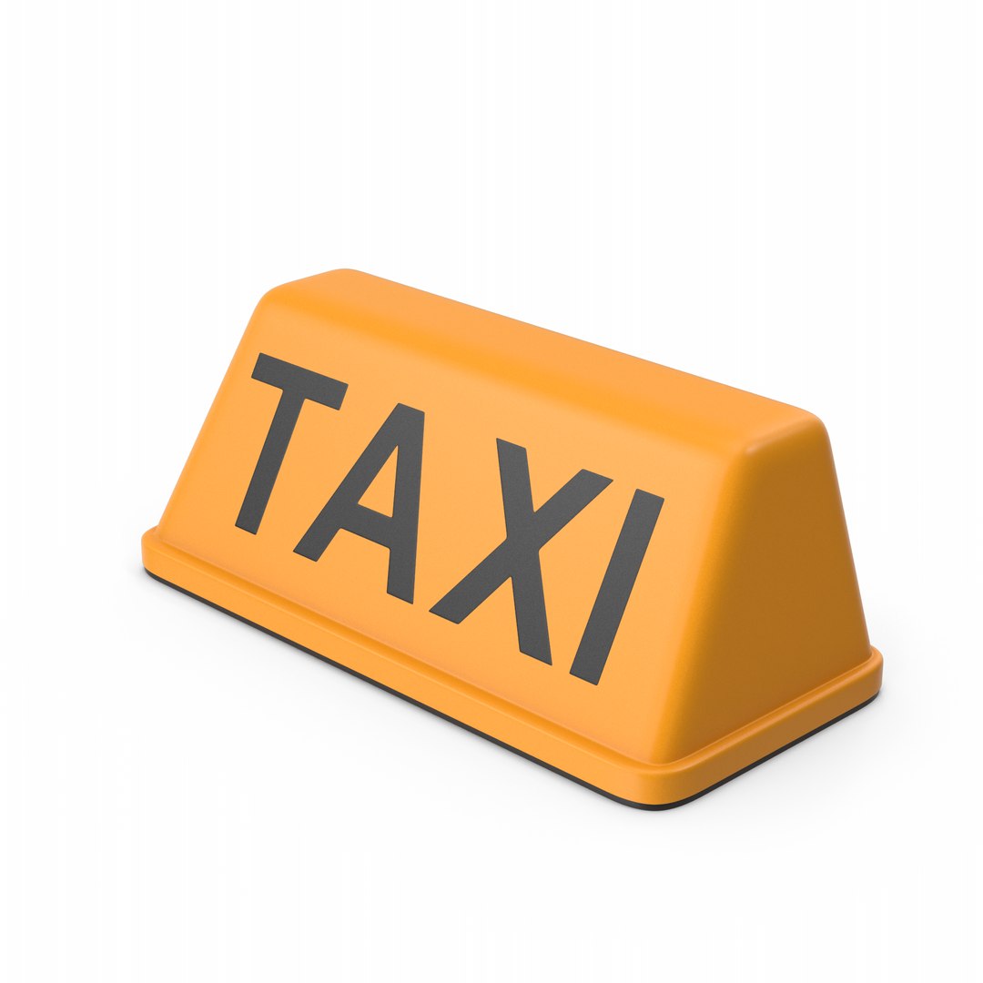 3D Taxi Rooftop Lamp - TurboSquid 2197783