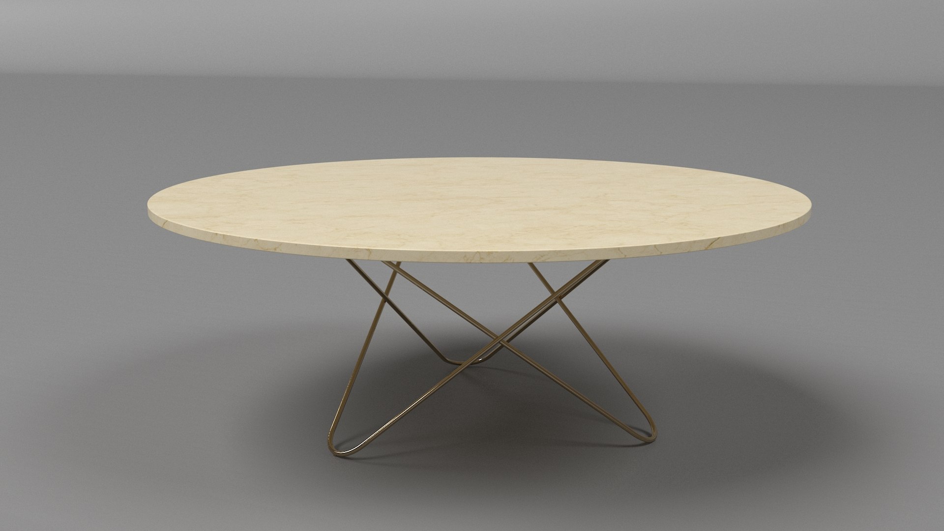 Modern Round Coffee Table Marble Top 3D Model - TurboSquid 2315493