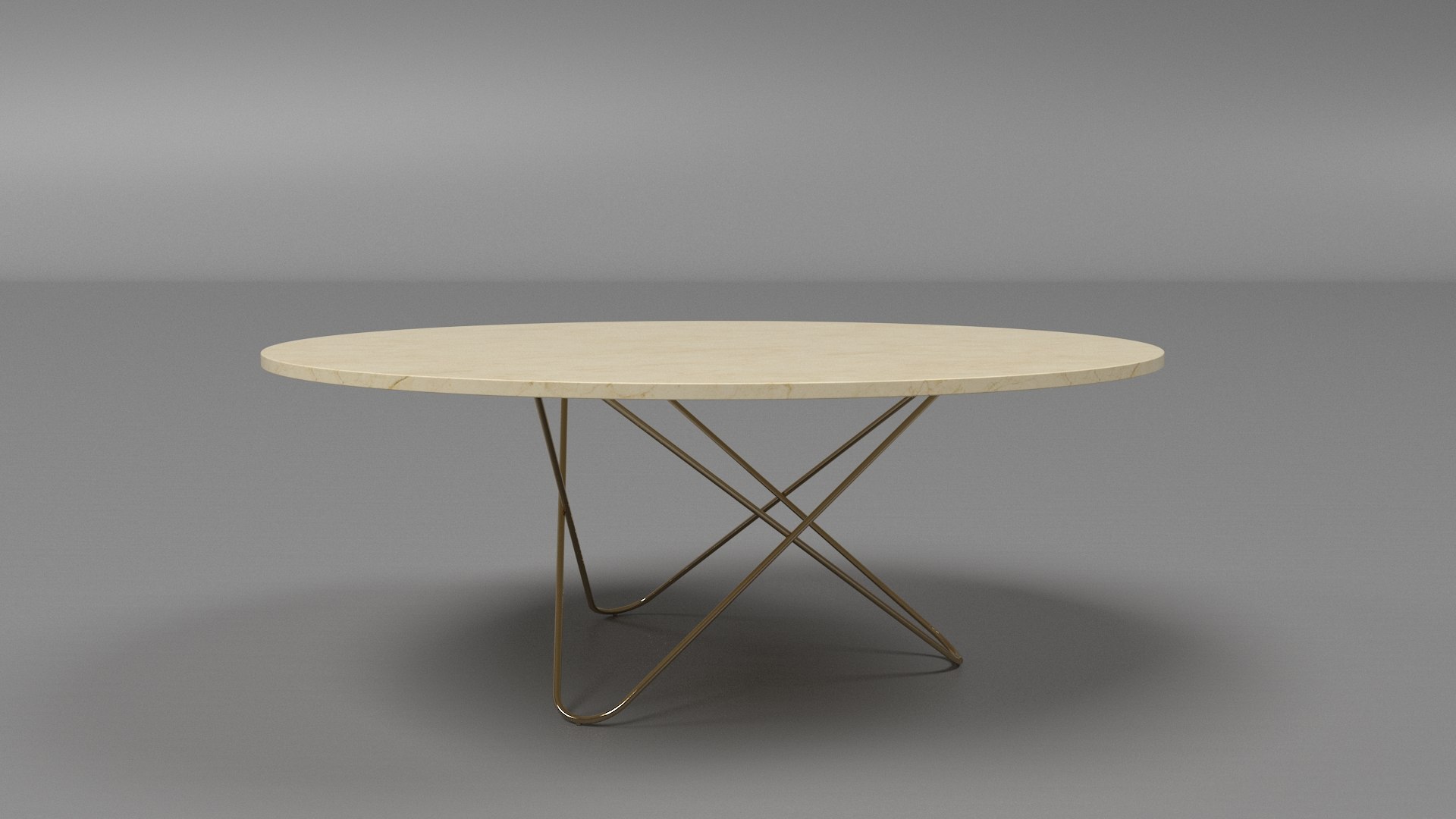 Modern Round Coffee Table Marble Top 3D Model - TurboSquid 2315493