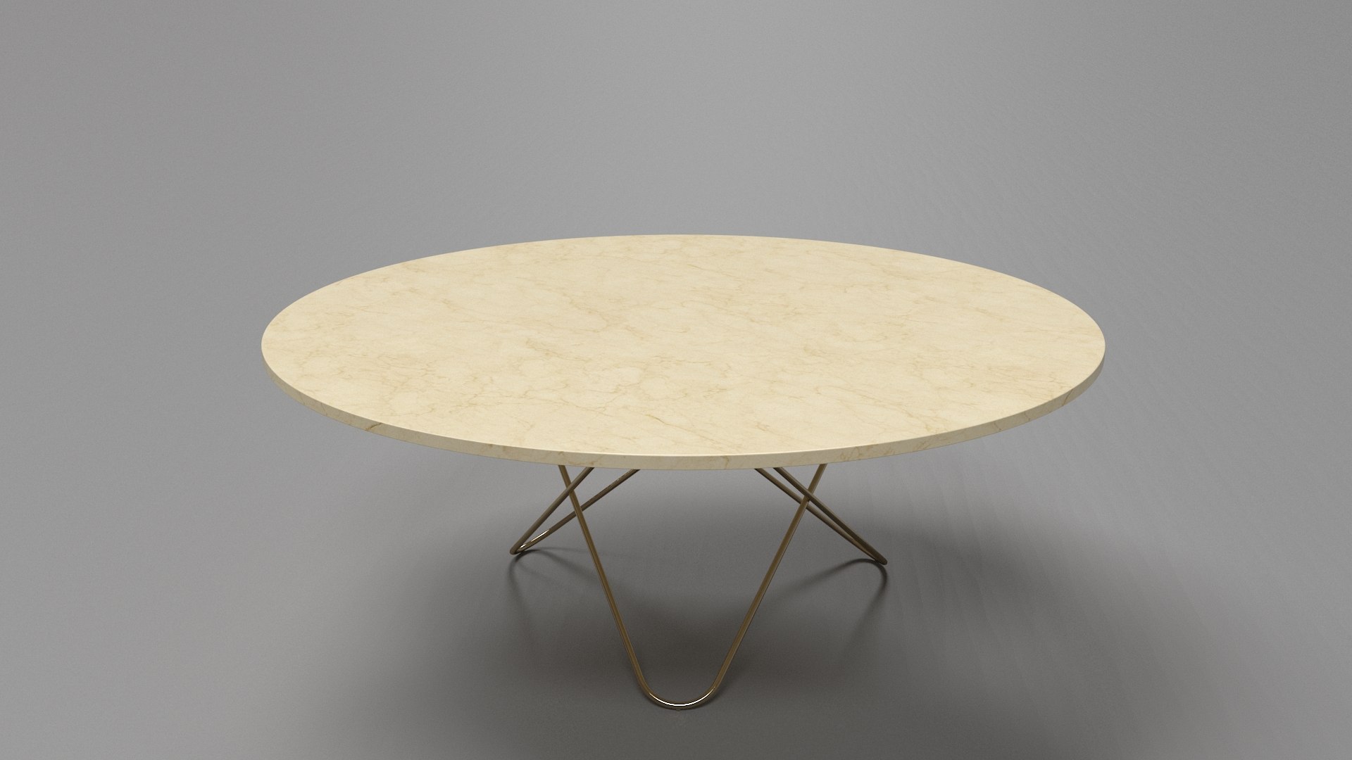 Modern Round Coffee Table Marble Top 3D Model - TurboSquid 2315493