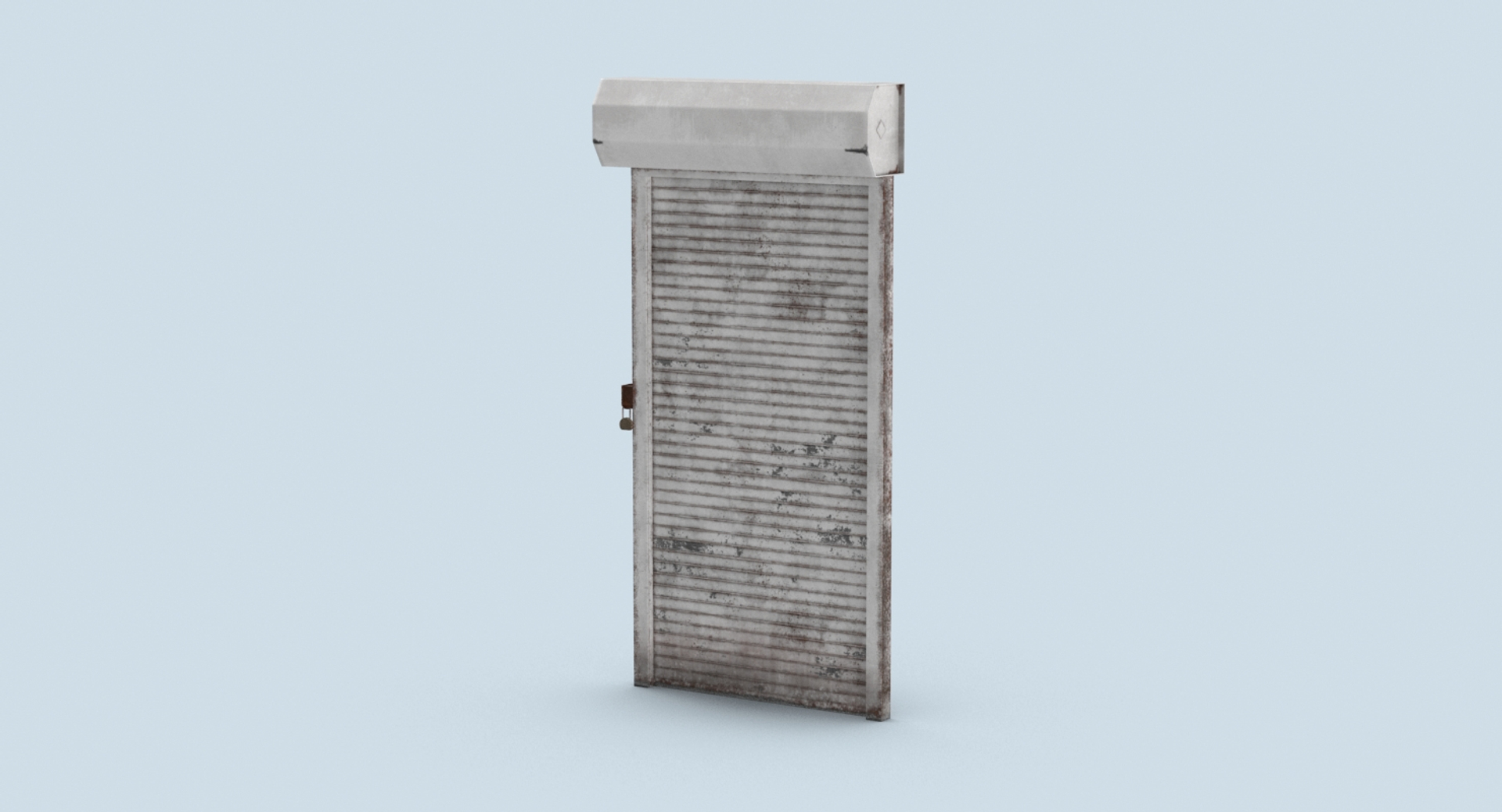 Storefront-rolling-gate---gate-01-dirty 3D Model - TurboSquid 1338397