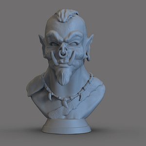 Ogre Bust 3D model