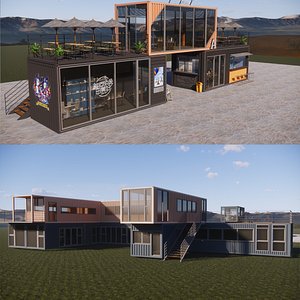 Container coffee shop-8 model