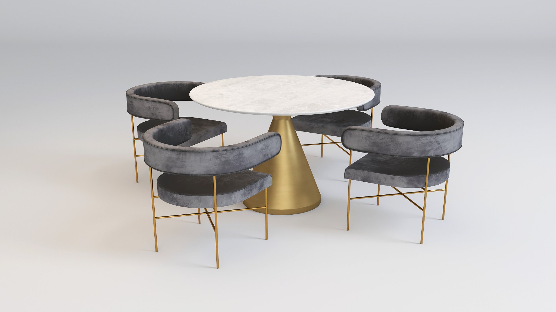 3D dining table v5 model - TurboSquid 1562231