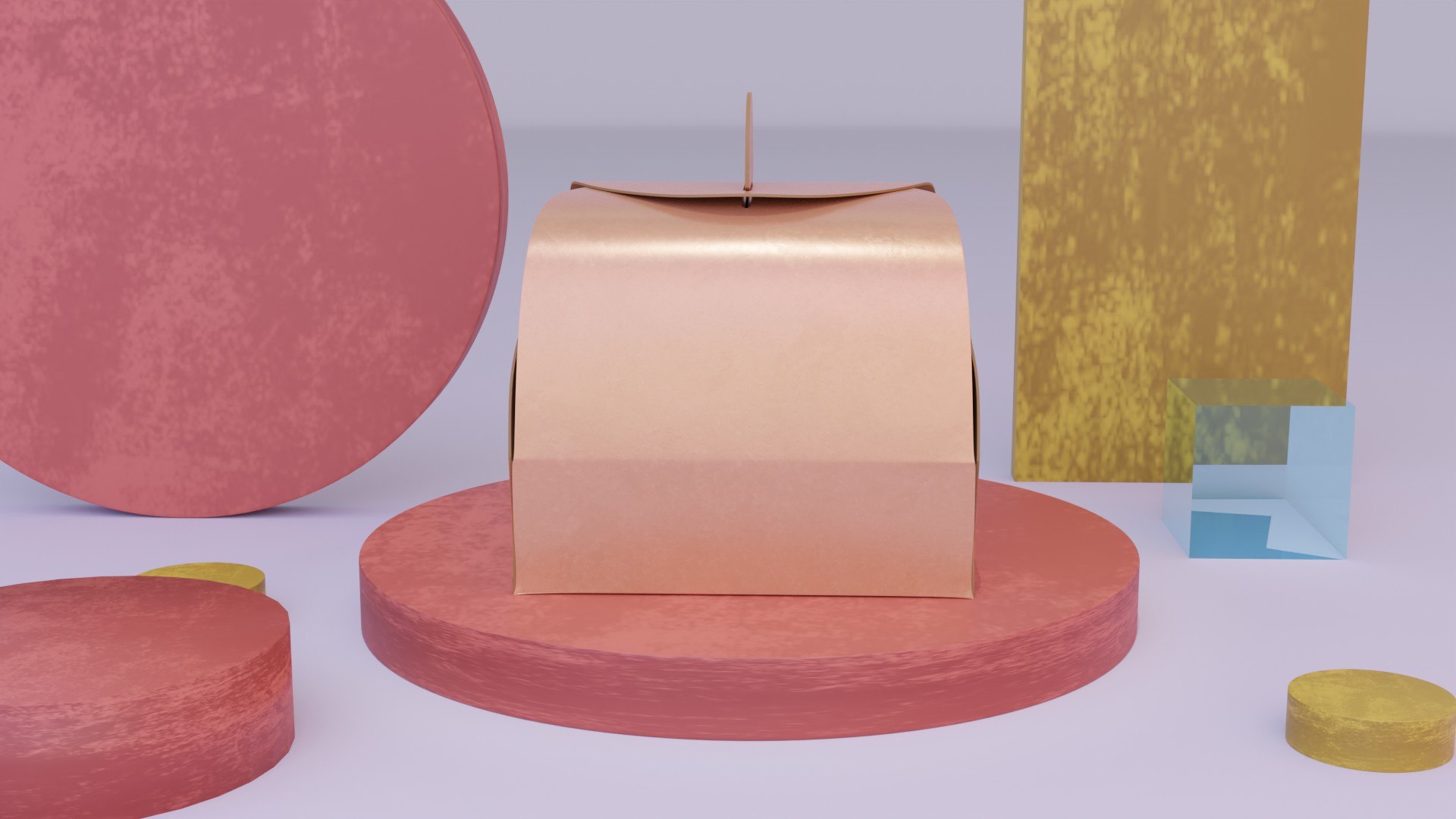 Empty Packages Cake Box 3D Model - TurboSquid 2032454