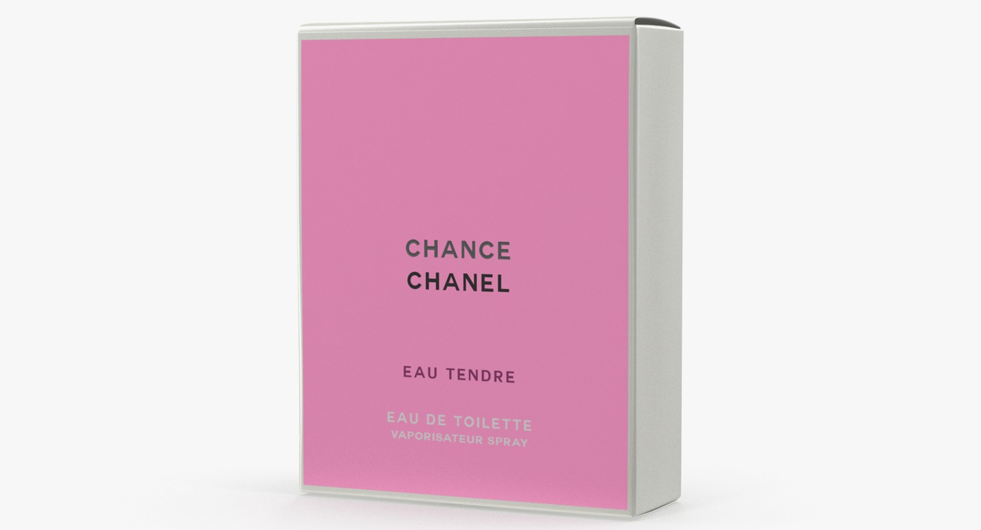 Parfum Box Chanel Chance Eau Tendre 3D model preview
