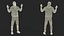 3D Thief Male Figure in Balaclava Surrender Pose