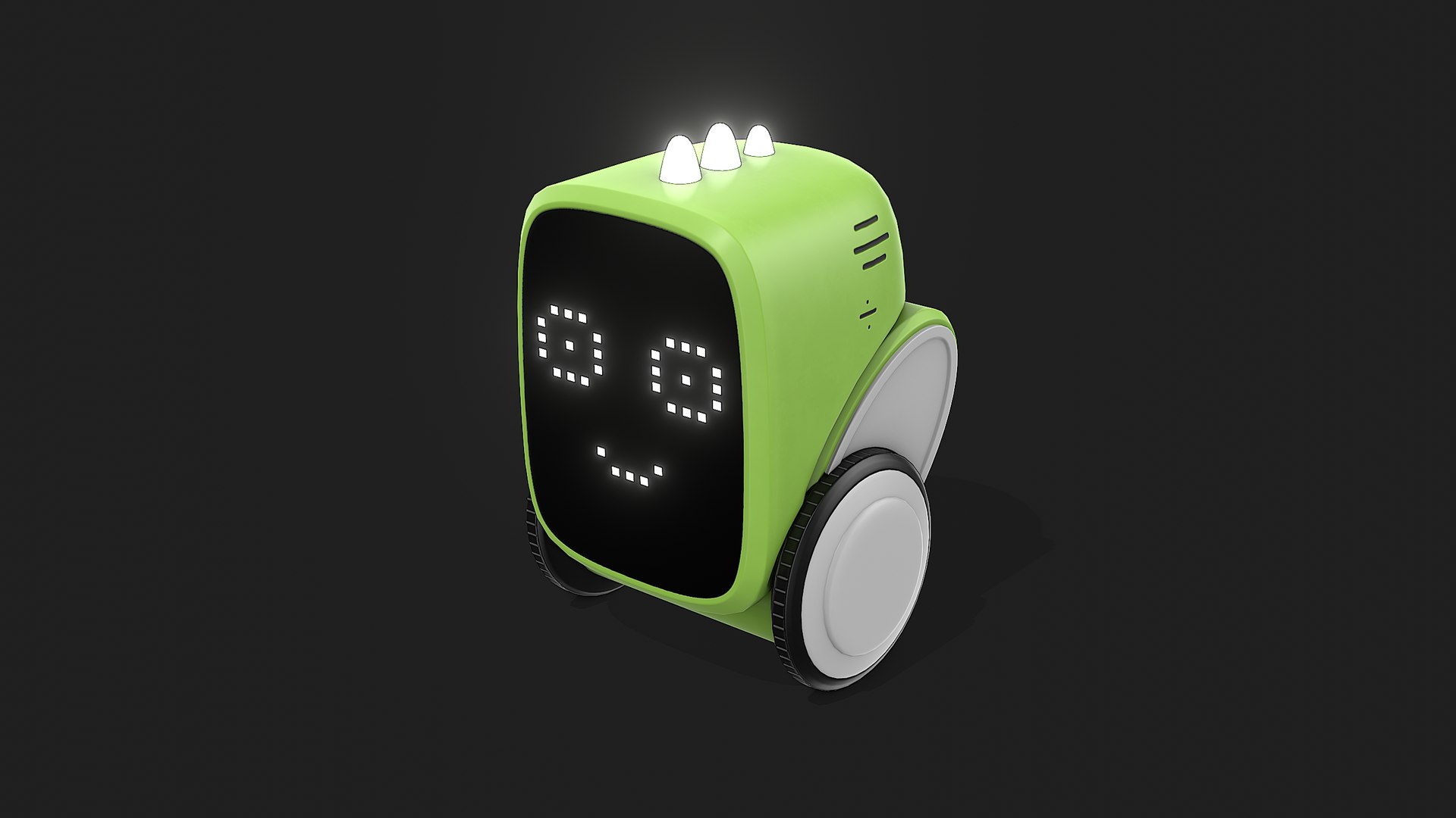 Green Small Cute Robot Toy 3D Model - TurboSquid 2133867