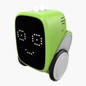 Green Small Cute Robot Toy