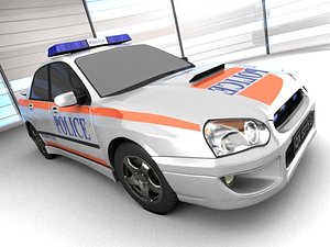 Subaru Police Car