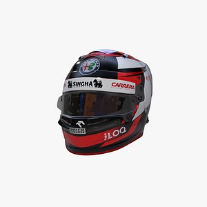 raikkonen 2020 helmet 3D model