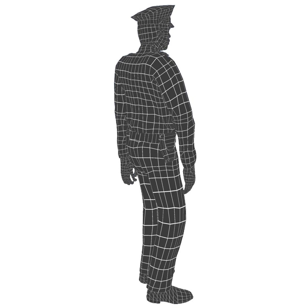 3d Police Animation Model