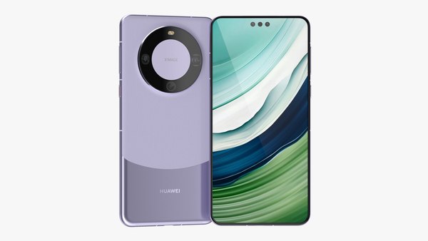 Huawei Mate 60 Pro Nannuo Purple 3D model - TurboSquid 2119028