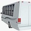 shuttle bus 3d model