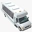 shuttle bus 3d model
