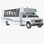 shuttle bus 3d model