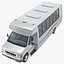 shuttle bus 3d model