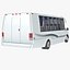 shuttle bus 3d model