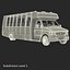 shuttle bus 3d model