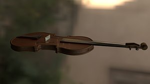 violin 3D model